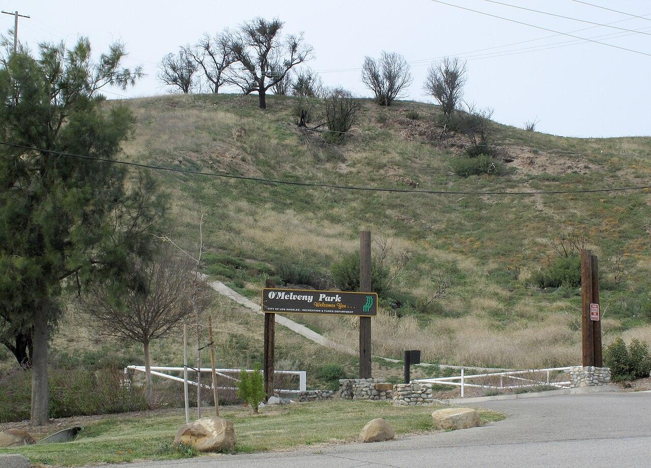 The entrance to O'Melveny Park in Granada Hills